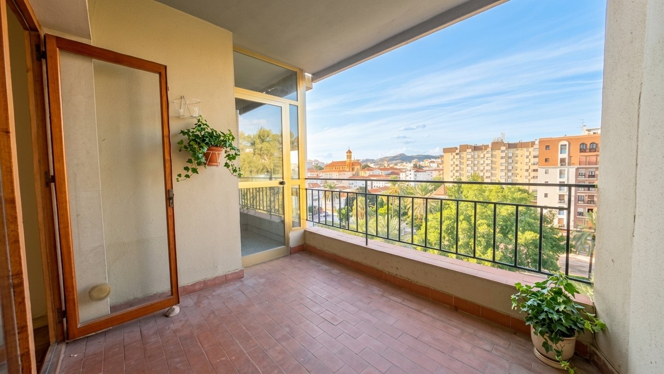 Apartment with 4 bedrooms, 2 bathrooms and parking space on Av. Andalucía